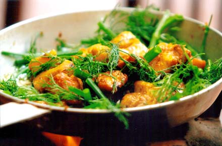 Hanoi food - La Vong grilled fish