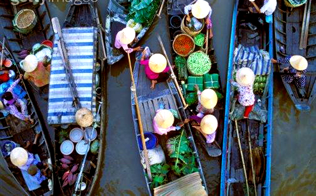 Vietnam-visa.org.au - Cai rang - one of the best food markets in the world