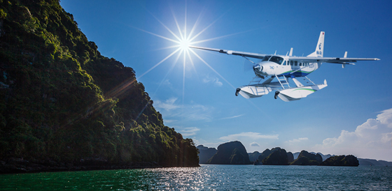 Halong Bay by seaplane - a new interesting eperience to discover Halong - Visa-Vietnam.com.au